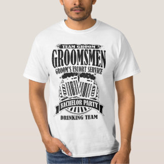 Camiseta Grupo de padrinhos de casamento do Serviço de Esco