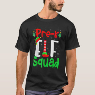 Camiseta Grupo de Professores de Elf de Natal no Quadrado d