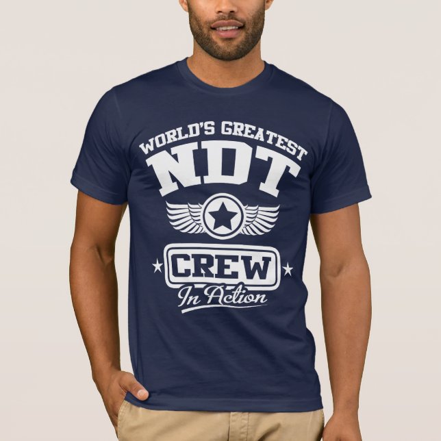 Camiseta Grupo de teste (NDT) Nondestructive (Frente)