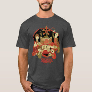 Camiseta Grupo de Tiro de Strangerhings DD Cartoon vintage