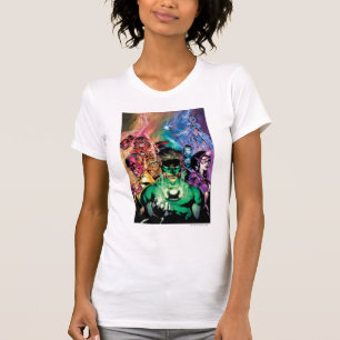 Camiseta Grupo do corpo da lanterna com cores