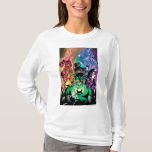 Camiseta Grupo do corpo da lanterna com cores