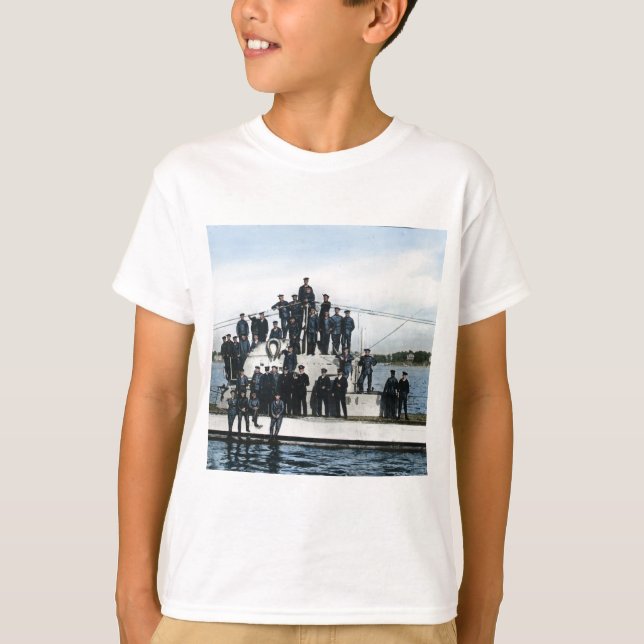 Camiseta Grupo do submarino da segunda guerra mundial do (Frente)