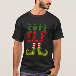 Camiseta Grupo Engraçado Do Elf Correspondente A Pijamas Fa