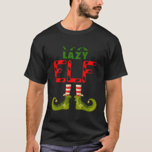 Camiseta Grupo Engraçado Do Elf Preguiçoso Que Corresponde