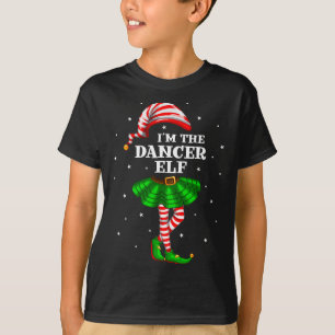 Camiseta Grupo Familiar Correspondente Eu Sou O Elfo Dançar