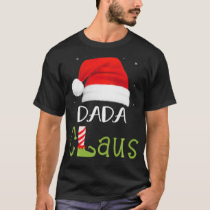 Camiseta Grupo Familiar Dada Claus Correspondendo Pajama Fu