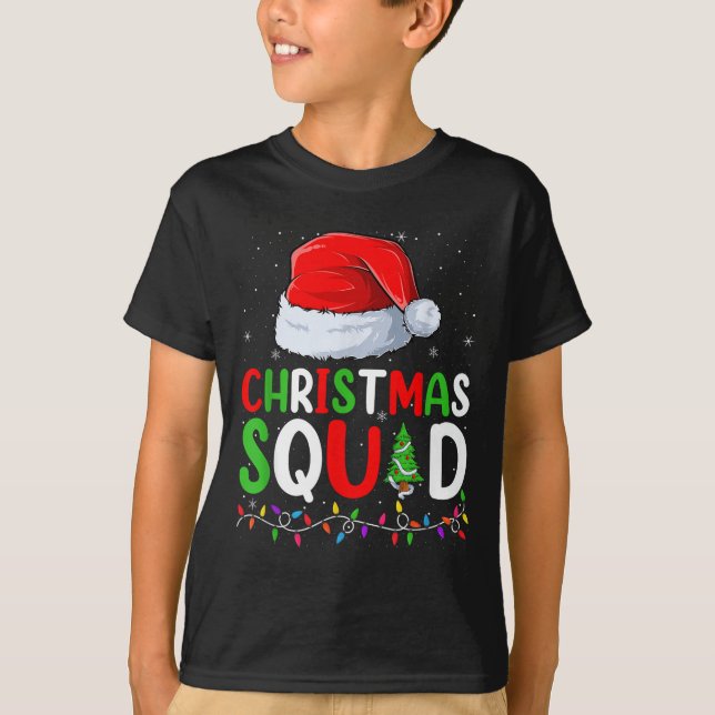 Camiseta Grupo Familiar de Homenagem ao Esquadrão de Natal  (Frente)