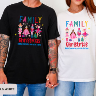 Camiseta Grupo Familiar Natal Divertido, Ballet Quebra-Noze