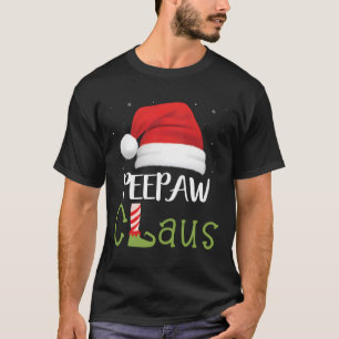 Camiseta Grupo Familiar Peepaw Claus Correspondendo Pajama