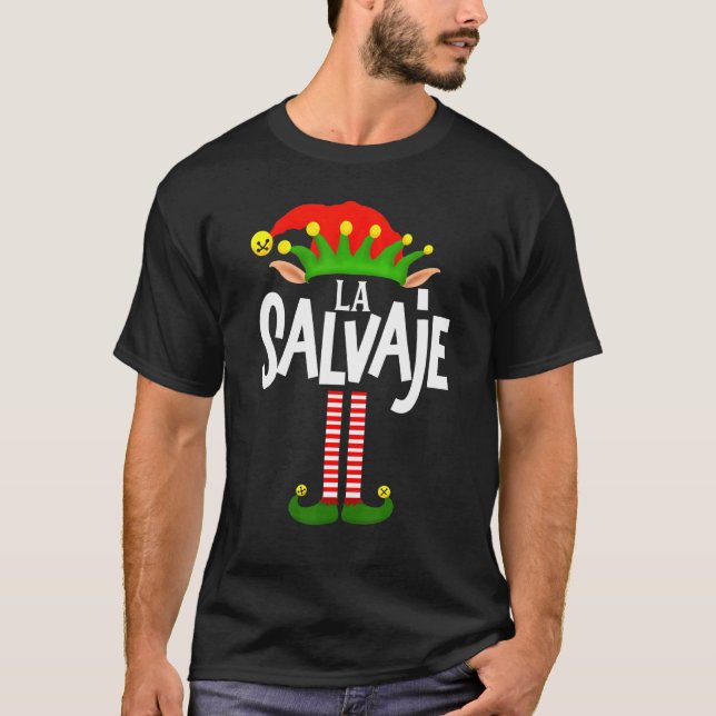 Camiseta Grupo Familiar Soy La Salvaje Elf Correspondente E (Frente)