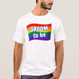 Camiseta Grupo Gay do Sinalizador Arco-Íris para ser Casame
