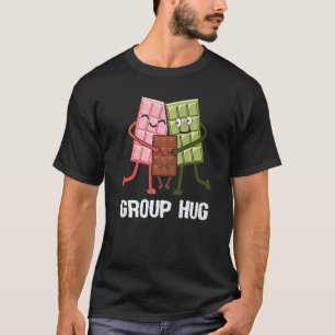 Camiseta Grupo Hug Smores Chocolate Camping