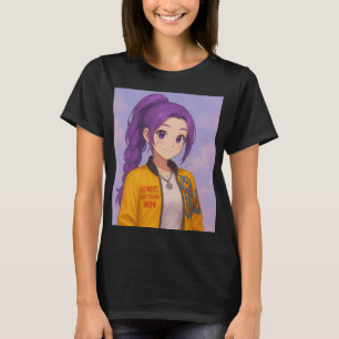 Camiseta Grupo Ídolo K-Pop Anime Estilo Mangá Original Po