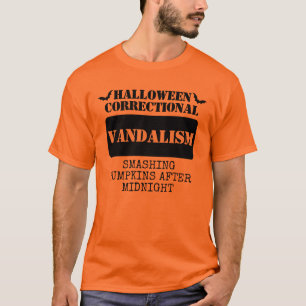 Camiseta Grupo Inimigo Corretivo do Halloween Personalizado