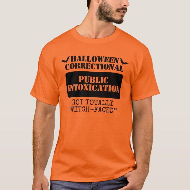Camiseta Grupo Inimigo Corretivo do Halloween Personalizado (Frente)