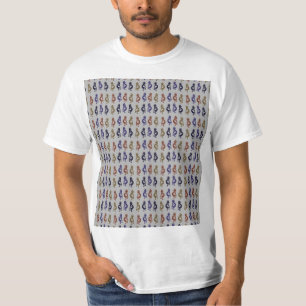 Camiseta Grupo Kokopelli de Flute Tocando Números T-Shirt