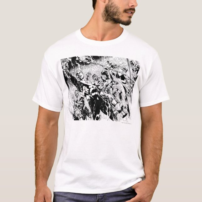 Camiseta Grupo Lanterna Verde (Frente)