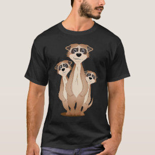Camiseta grupo meerkat com fator de fofinho