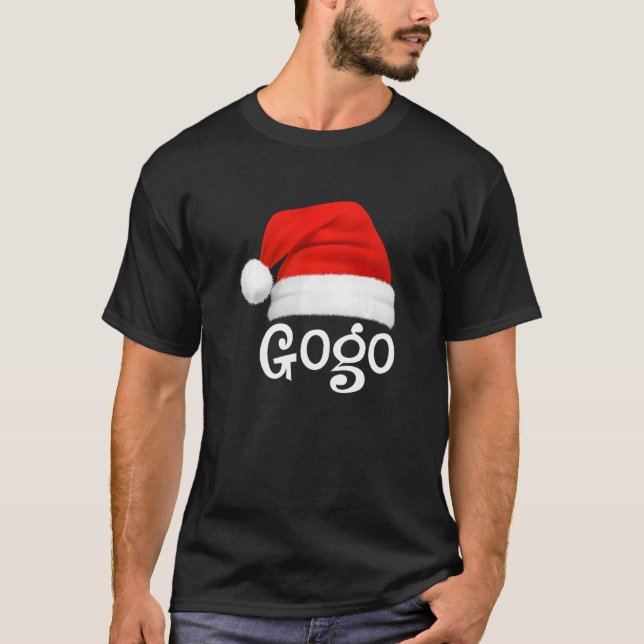 Camiseta Grupo Pajama Correspondente ao Chapéu de Natal Gog (Frente)