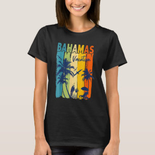Camiseta Grupo Retro Bahamas Caribe Férias Familiares Corre