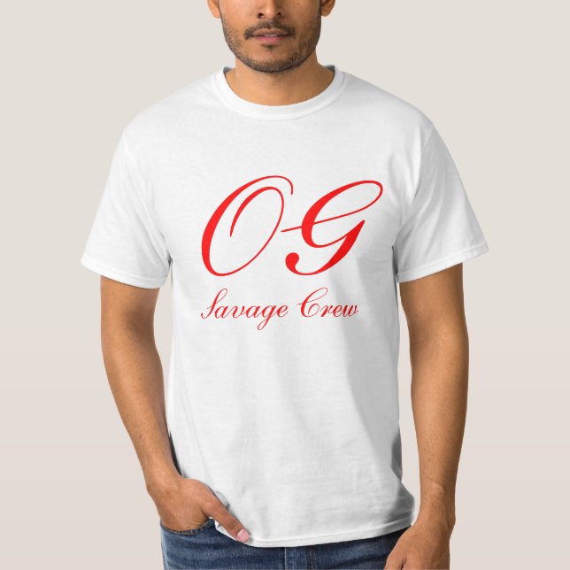 Camiseta Grupo selvagem de OG (Frente)