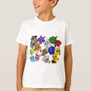 Camiseta Grupo Sprunki! Simon Oren Funbot Pinki Wenda