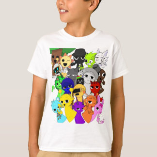 Camiseta Grupo Sprunki! | Simon Oren Funbot Pinki Wenda Jev