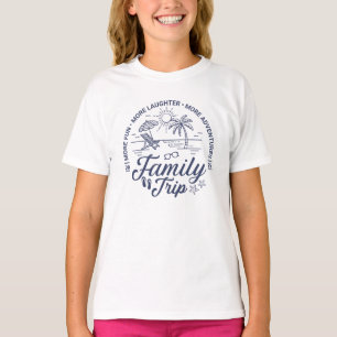 Camiseta Grupo Trip da Família Personalizada Correspondendo