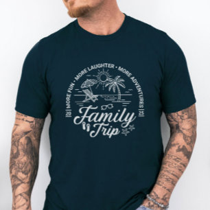 Camiseta Grupo Trip da Família Personalizada Correspondendo