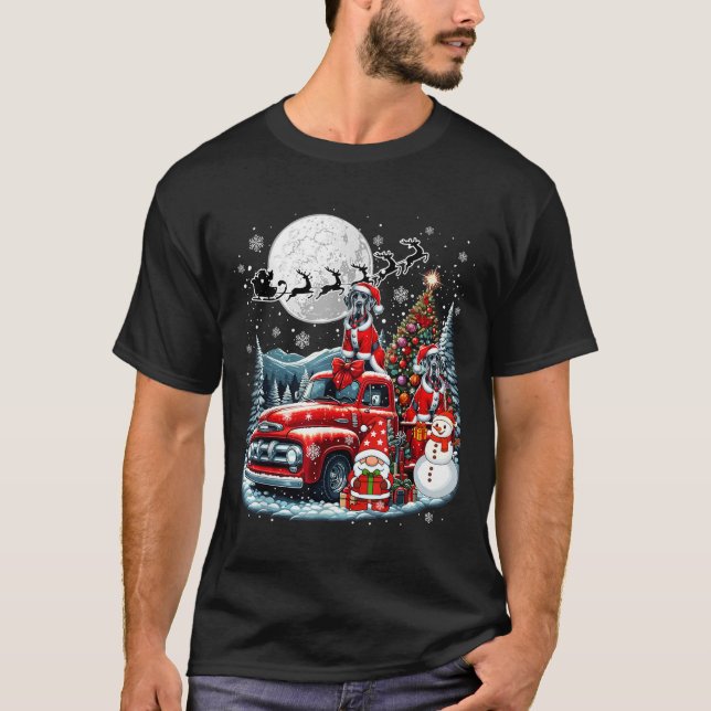 Camiseta Grupo Xmas Gnomo Snowman Papais noeis Grandes Dina (Frente)