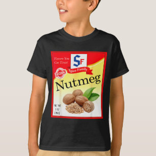 Camiseta Grupos de Noz Moscada Fantasia Família Engraçada C