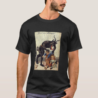 Camiseta Gruss Vom Krampus Horror Arte de Natal Mau