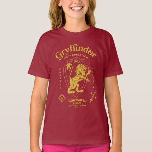 Camiseta GRYFFINDOR™ Determinação Coragem Bravura Brasão