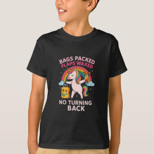 Camiseta Gs Unicórnio Empacotado Férias Engraçado Inapropri