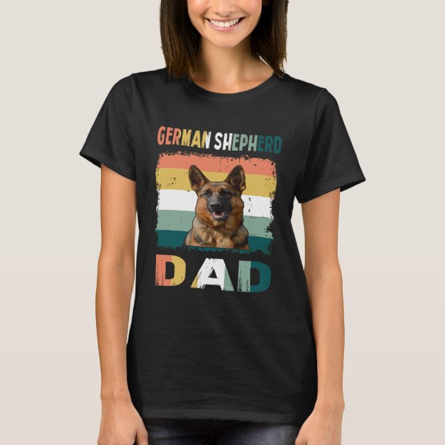Camiseta GSD030 - Pai do German shepherd (Frente)