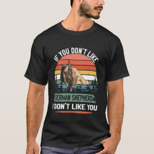 Camiseta GSD055 - Se você não gosta de German shepherd, eu