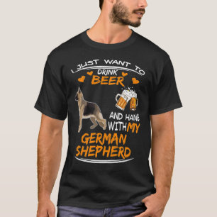 Camiseta GSD061 - Eu Só Quero Beber Cerveja E Aguentar Com