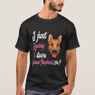 Camiseta GSD125 - Eu só estou assustando o German shepherd 