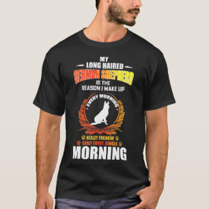 Camiseta Gsd de German shepherd Longo