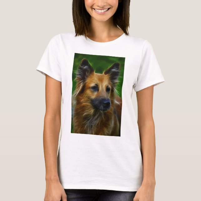 Camiseta GSD - German shepherd pic (Frente)