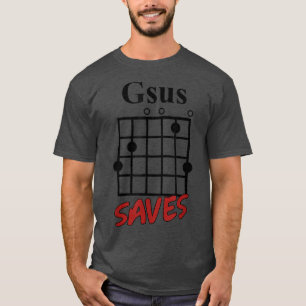 Camiseta Gsus guitarra salva 974
