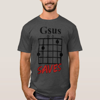 Camiseta Gsus guitarra salva 974