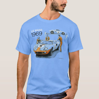 Camiseta GT40s em Le Mans 1969