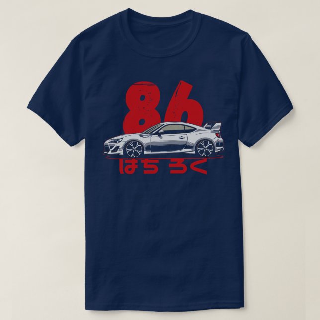 Camiseta GT86 Tubo Hachiroku (Frente do Design)
