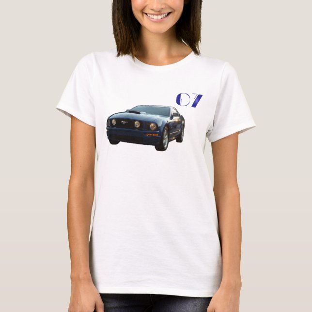 Camiseta GT, mustang, 2007 (Frente)