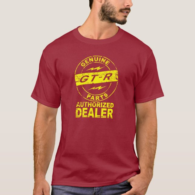 Camiseta GT-r peças genuínas 2 (Frente)