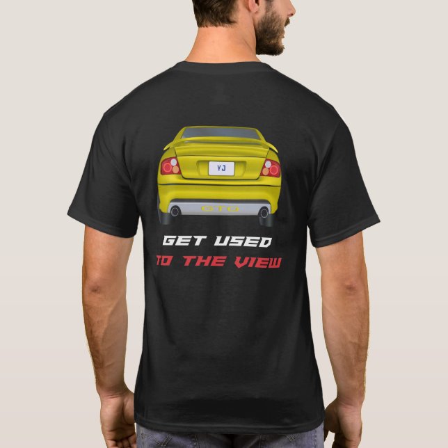Camiseta GTO - Utilizar para a Vista (Verso)