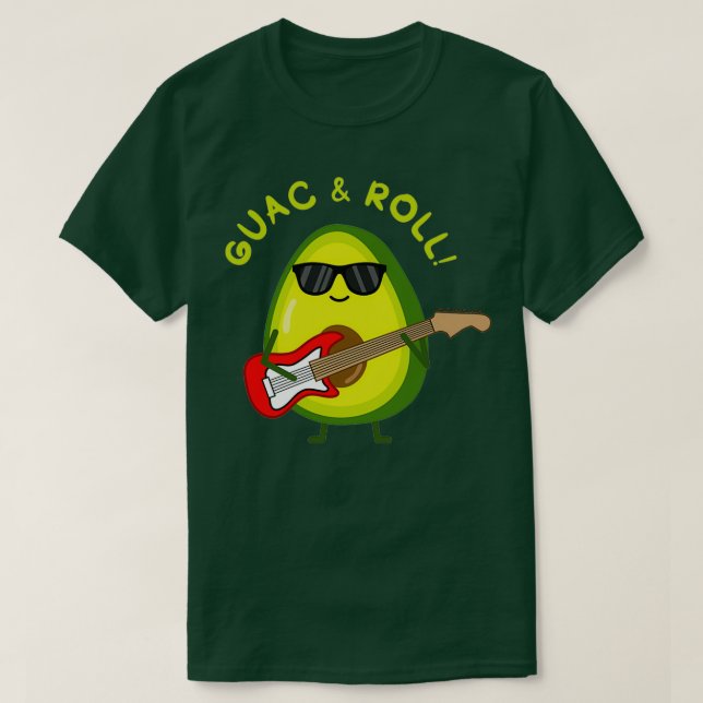 Camiseta Guac amp Roll (Frente do Design)
