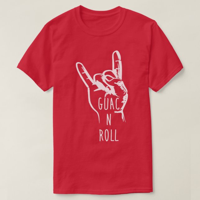 Camiseta Guac n Roll (Frente do Design)